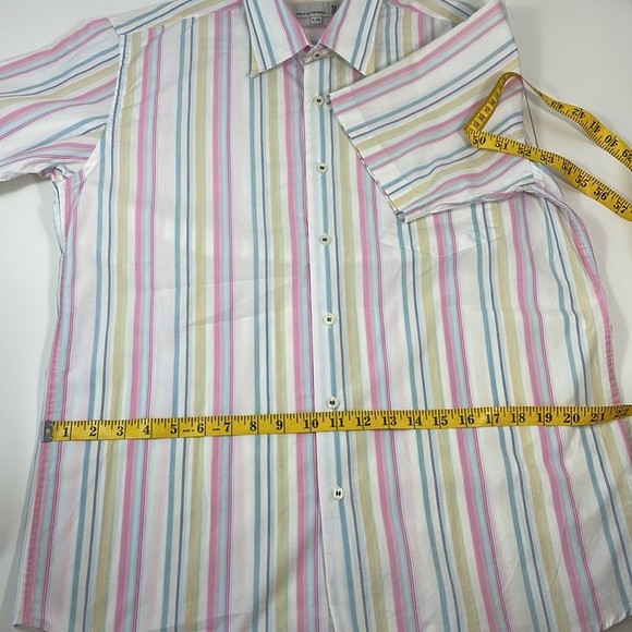 VINTAGE Private Member striped shirt, Size L/G - Picture 12 of 12